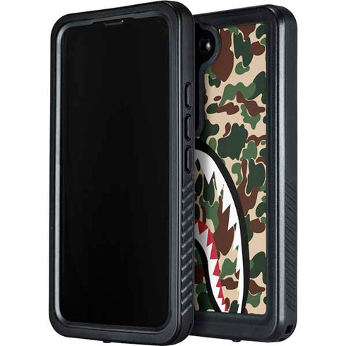 Shark Teeth Street Camo Galaxy S24 Waterproof Case